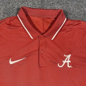 Alabama Crimson Tide Nike Stretch Performance Coaches Polo Shirt Mens Large